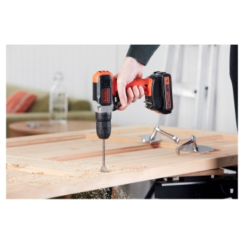 Preview: Black&Decker Akku-Bohrschrauber 18V 1.5Ah BCD001C1