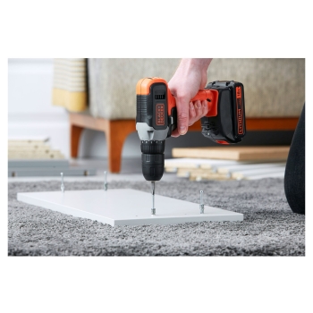 Preview: Black&Decker Akku-Bohrschrauber 18V 1.5Ah BCD001C1