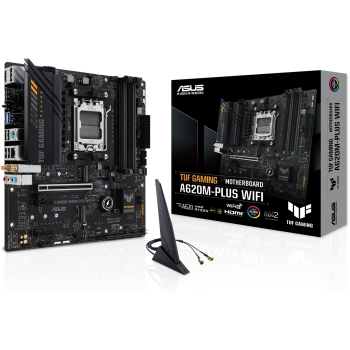 MB ASUS TUF GAMING A620M-PLUS WIFI (AMD.AM5.DDR5.mATX)