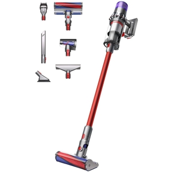 Dyson V11 Fluffy Kabelloser Staubsauger (Nickel/Rot)
