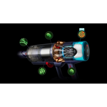 Preview: Dyson Gen5Detect Absolute Kabelloser Staubsauger (Nachtblau/Kupfer)