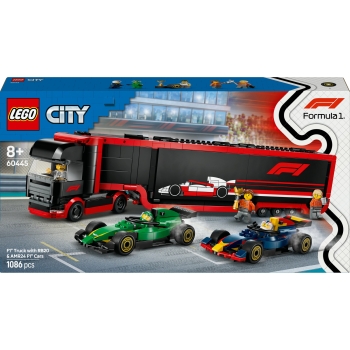 LEGO City - F1 Transporter mit RB20 & AMR24 Rennautos