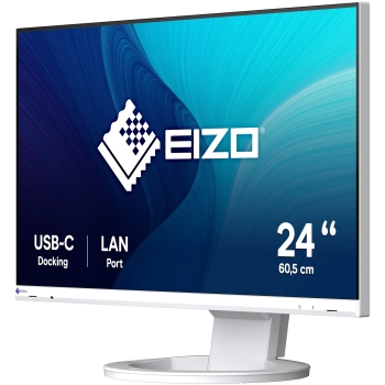 Preview: EIZO 60.5cm (23.8) EV2490-WT 16:09 HDMI+DP+USB-C white