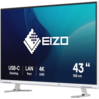 Preview: EIZO 108cm (42.5) EV4340X-WT 16:09 4K 2xHDMI+DP+USB-C IPS