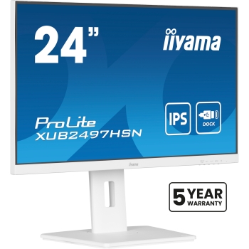 IIYAMA 60.5cm (23.8) XUB2497HSN-W2 16:9 HDMI+DP+USB-C Lift