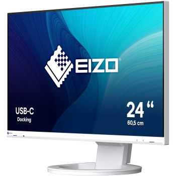Preview: EIZO 60.5cm (23.8) EV2480-WT 16:09 DVI+HDMI+DP+USB-C white