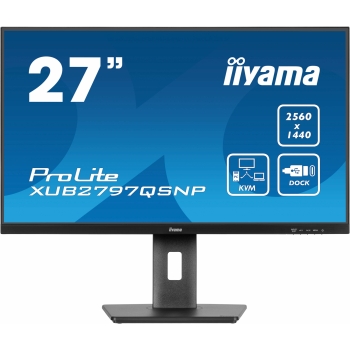 Preview: IIYAMA 68.5cm (27) XUB2797QSNP-B1 16:9 HDMI+DP+USB-C IPS