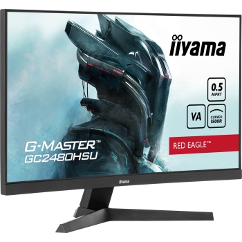 Preview: IIYAMA 60.5cm (24) GC2480HSU-B1 16:9 2xHDMI+DP+USB Curv.