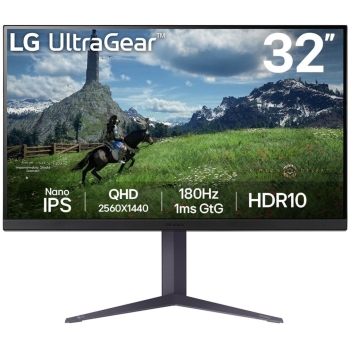 81.3cm/32 (2560x1440) LG 32GS85QX-B UltraGear QHD Gaming IPS 16:9 2x HDMI 1ms DP Nano IPS 180Hz