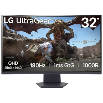 LG 32 32GS60QX-B UltraGear WQHD Curved HDMI DP 2560x1440