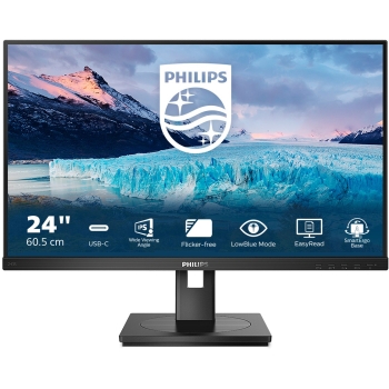 Philips 60.5cm (23.8) 243S1 16:09 HDMI+DP+USB-C IPS