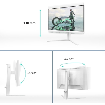 Preview: Philips 60.5cm (23.8) 24M2N3201A 16:09 2xHDMI+DP IPS white