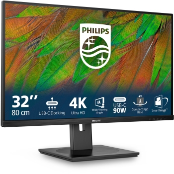 Preview: Philips 80.0cm (31.5) 32B1U3900 16:09 HDMI+DP+USB-C black