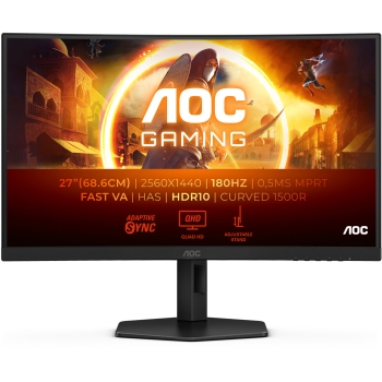 Preview: AOC 68.6cm (27) CQ27G4X 16:09 2xHDMI+DP Black/grey