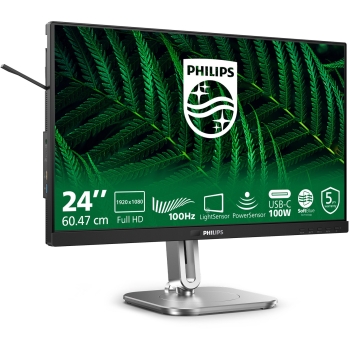 Preview: Philips 60.5cm (23.8) 24B2G5301 16:09 HDMI+DP+USB-C darkgre