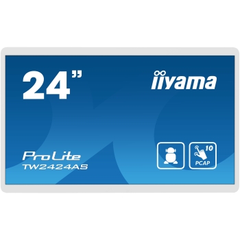 Preview: IIYAMA 60.5cm (23.8) TW2424AS-W1 16:9 M-Touch HDMI Android retail