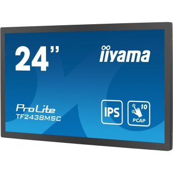 Preview: IIYAMA 60.5cm (23.8) TF2438MSC-B1 16:9 M-Touch HDMI+USB Spk retail