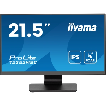 Preview: IIYAMA 54.5cm (21.5) T2252MSC-B2AG 16:9 Touch HDMI+2USB+DP