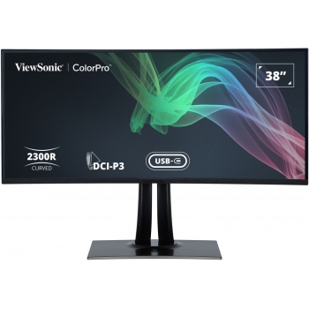 Viewsonic 95.3cm VP3881A curved 21:9 HDMI/DP/USBC/LAN WQHD+