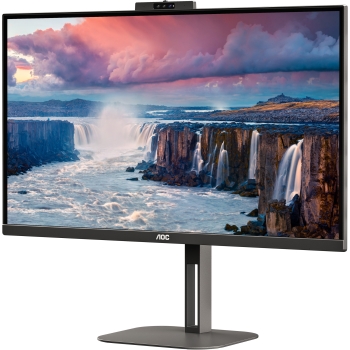 Preview: AOC 68.6cm (27) Q27V5CW/BK 16:09 HDMI+DP+USB-C WebCam IPS