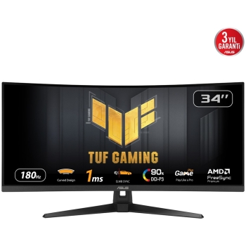 ASUS TUF Gaming VG34VQ3B 86.7cm (21:9) UWQHD HDMI DP