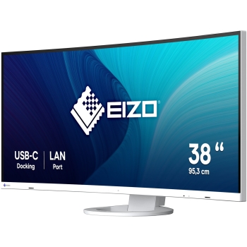Preview: EIZO 95.3cm (37.5) EV3895-WT 24:10 4K 2xHDMI+DP+USB-C IPS