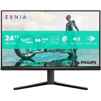Preview: 60.5 cm/23.8 (1920x1080) Philips 24M2N3200S/00 16:9 FHD IPS 0.5ms 180Hz HDMI DisplayPort VESA Black