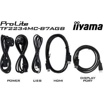 Preview: IIYAMA 54.6cm (21.5) TF2234MC-B7AGB 16:9 M-Touch HDMI+DP