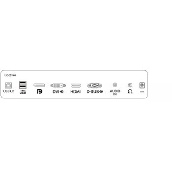 Preview: Philips 60.5cm (23.8) 242B9TL 16:09 TOUCH DVI+HDMI+DP+USB