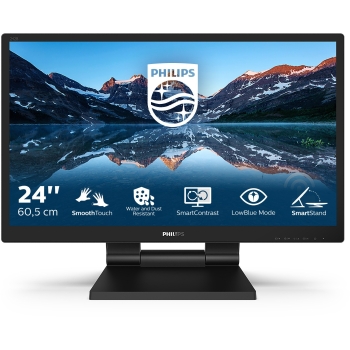 Preview: Philips 60.5cm (23.8) 242B9T 16:09 TOUCH DVI+HDMI+DP+USB