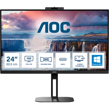AOC 24V5CW/BK 60.45cm 23.8Zoll monitor HDMI DP USB
