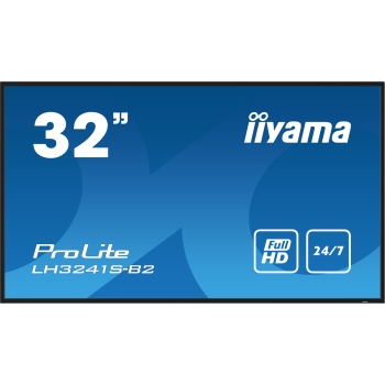 Preview: IIYAMA 80.0cm (31.5) LH3241S-B2 16:9 3xHDMI+USB IPS schw. retail