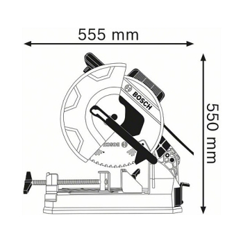 Preview: Bosch GCD 12 JL Professional Metalltrennsäge