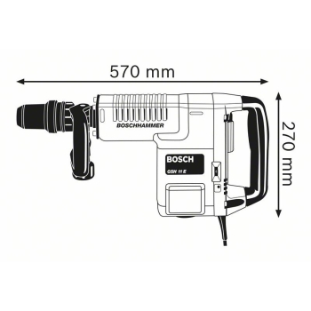 Bosch GSH 11 E Schlaghammer Koffer