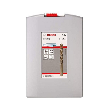 Preview: Bosch HSS-Spiralbohrer-Set Cobalt 19 tlg.