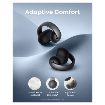 Preview: ANKER Soundcore AeroClip black offener Clip-On Earbud