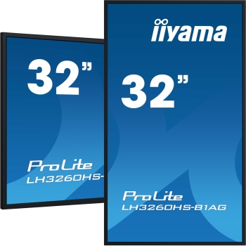 IIYAMA 80.0cm (31.5) LH3260HS-B1AG 16:9 3xHDMI+2xUSB Spk B retail