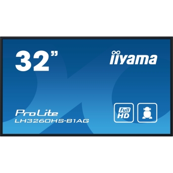 Preview: IIYAMA 80.0cm (31.5) LH3260HS-B1AG 16:9 3xHDMI+2xUSB Spk B retail