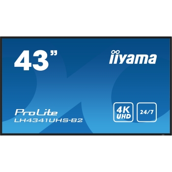 Preview: IIYAMA 108cm (43) LH4341UHS-B2 16:9 3xHDMI+USB IPS 4K retail