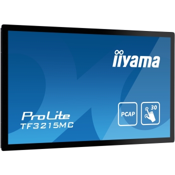 Preview: IIYAMA 80.0cm (31.5) TF3215MC-B2 16:9 M-Touch HDMI+DP+USB