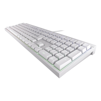 Preview: Cherry TAS MX 2.0S RGB Corded DE-Layout weiÃŸ MX BROWN