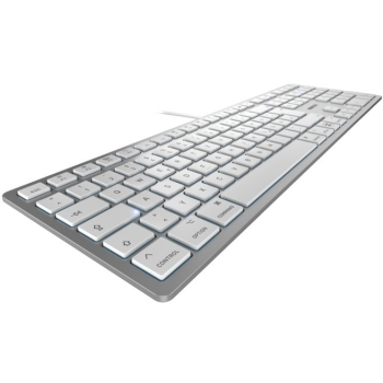 Preview: CHERRY TAS KC 6000 C FOR MAC Corded DE-Layout silver/white