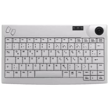 CHERRY AKTIVE KEY Industry 4.0 Mini Trackball Keyboard USB L