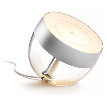 Philips Hue White & Col. Amb. Iris Tischleuchte silber 520lm.