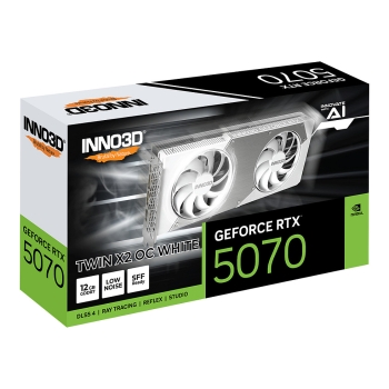 Preview: RTX5070 12GB Inno3D TWIN X2 OC WHITE GDDR7 3 Fan