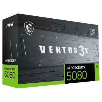 Preview: RTX 5080 16GB MSI Ventus 3X OC 16GB GDDR7 3 Fan