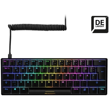 Preview: Sharkoon Gaming Tastatur Skiller SGK50S4 schwarz-braun DE