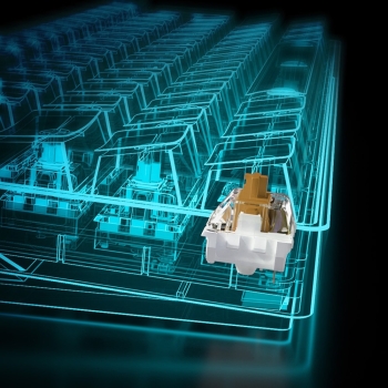 Preview: Sharkoon Gaming Tastatur Skiller SGK50S4 schwarz-braun DE