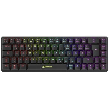 Sharkoon Gaming Tastatur PureWriter W65 schwarz-rot DE