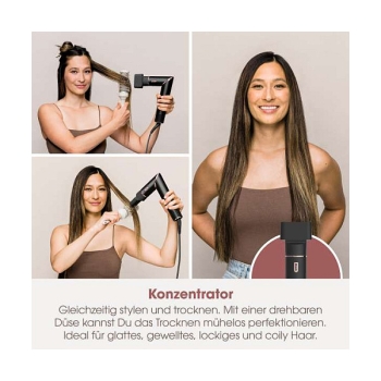 Preview: Shark 5in1 Haartrockner HD446EU Schwarz